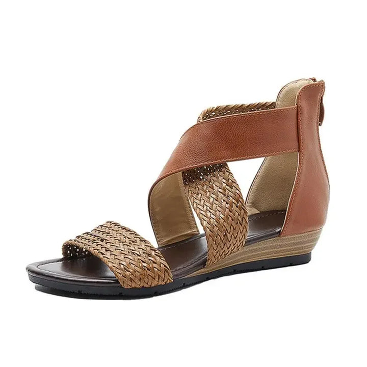 Diana - Woven Leather Sandals