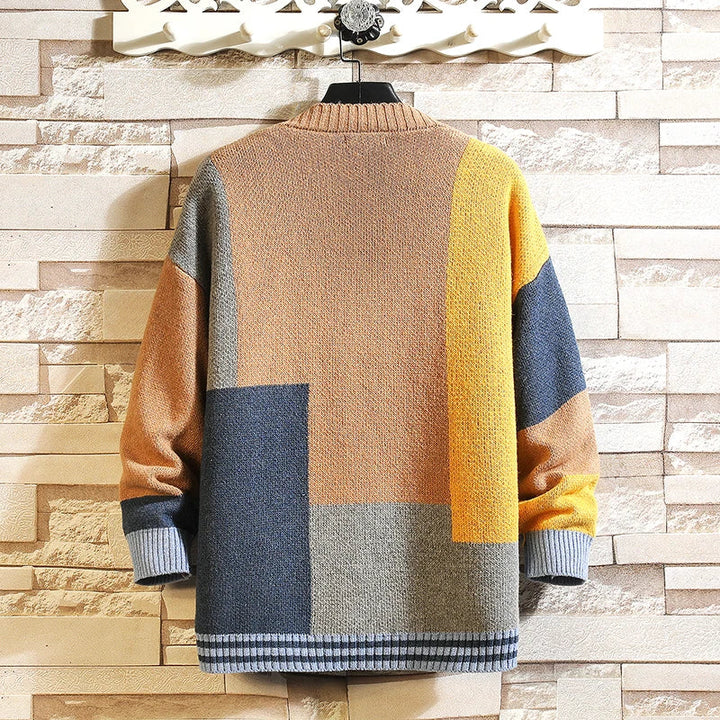 NORDIC PATCHWORK CARDIGAN