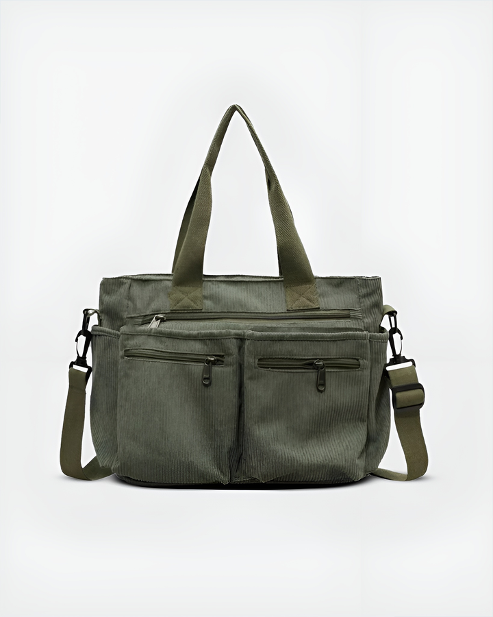 isabella™ Corduroy Utility Tote Bag