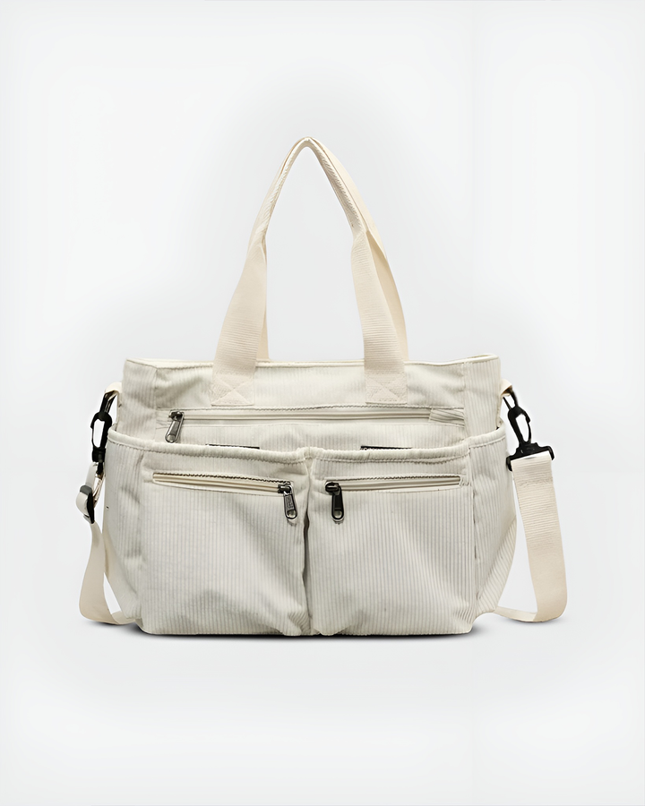 isabella™ Corduroy Utility Tote Bag