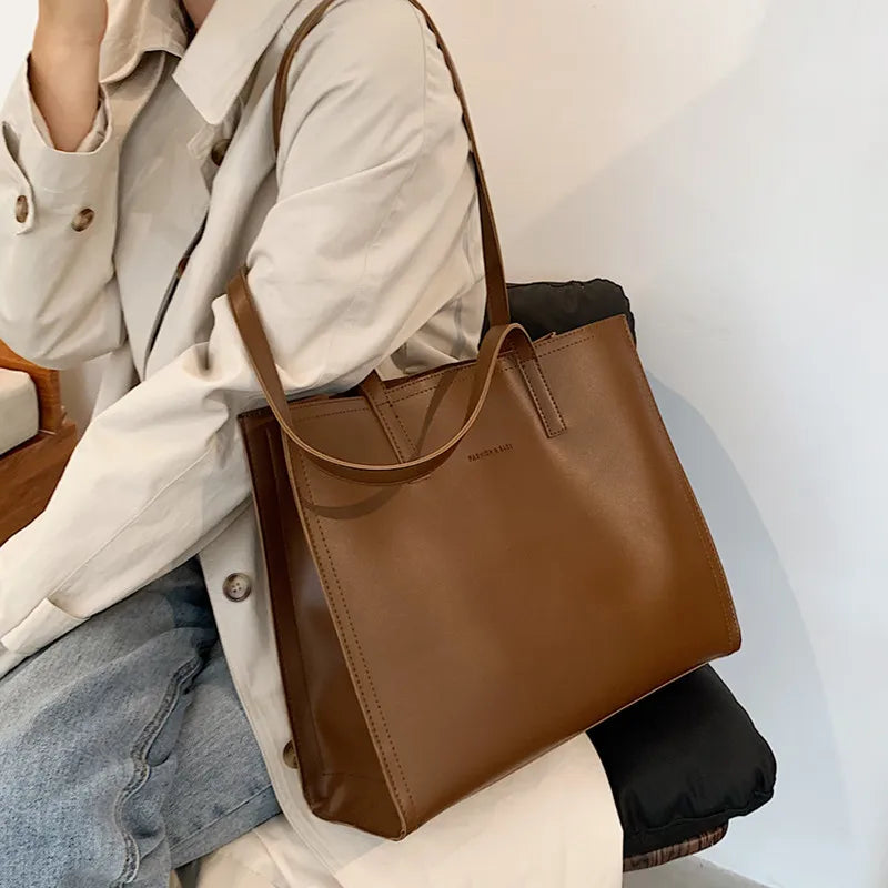 Women's Elegant Shoulder Tote Bag - Trendy Versatile Practical