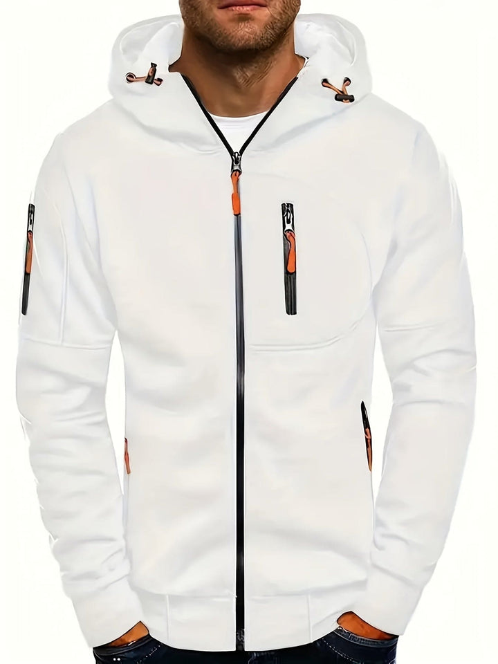 Men's casual hooded jacket