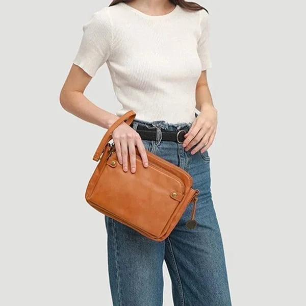 Unisex Leather Handbag - Durable & Spacious