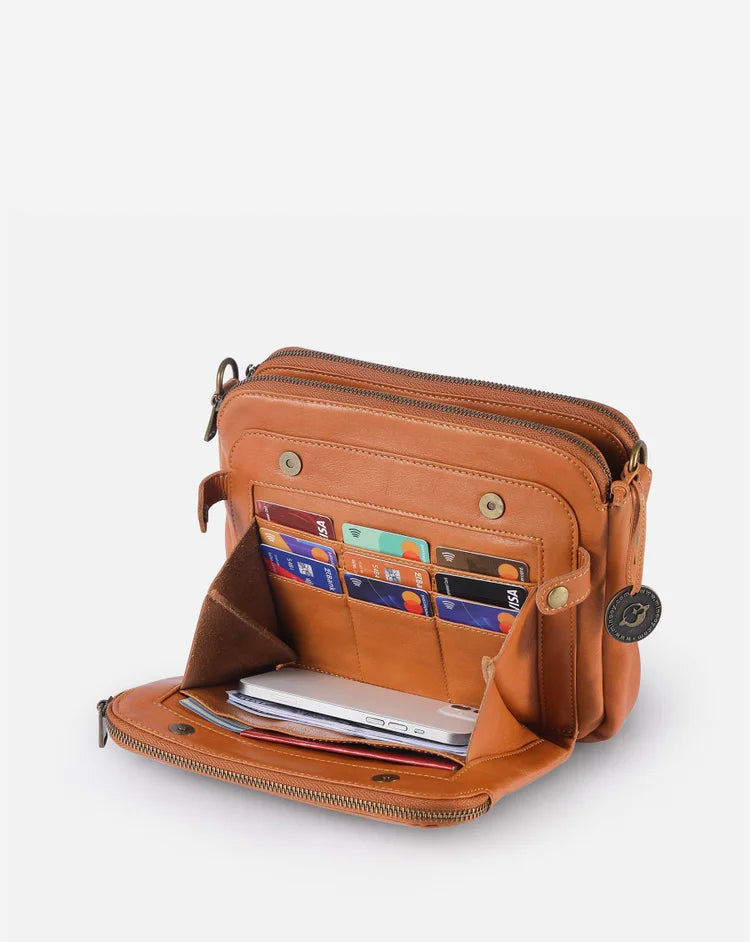 Unisex Leather Handbag - Durable & Spacious