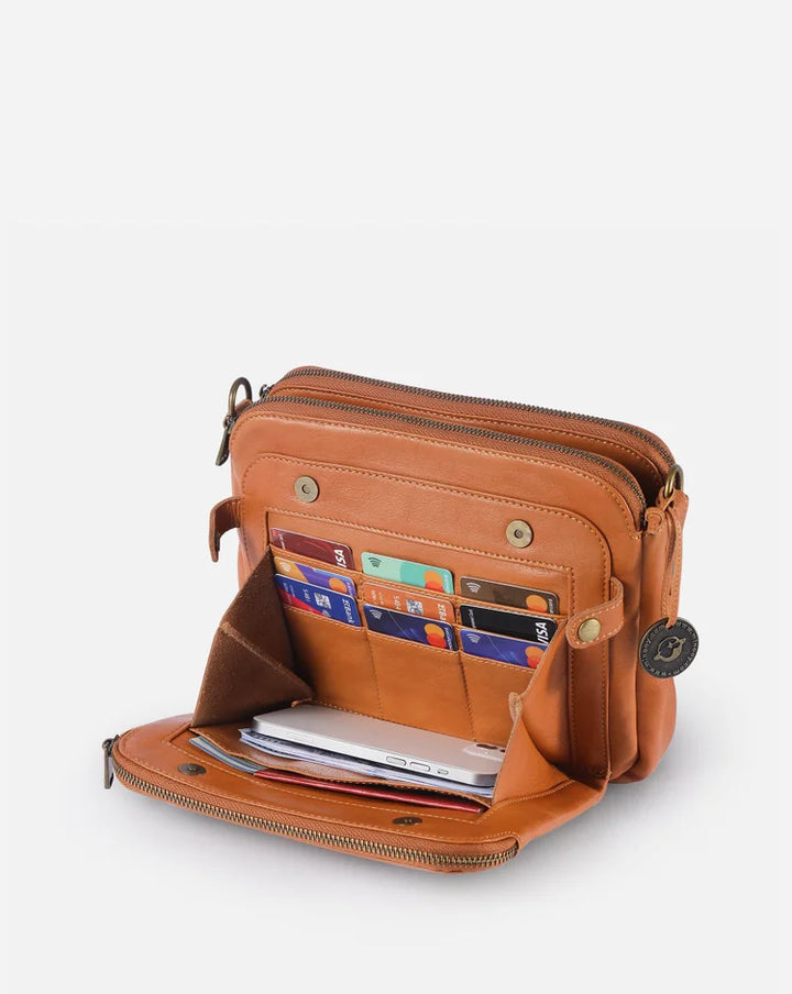 Unisex Leather Handbag - Durable & Spacious