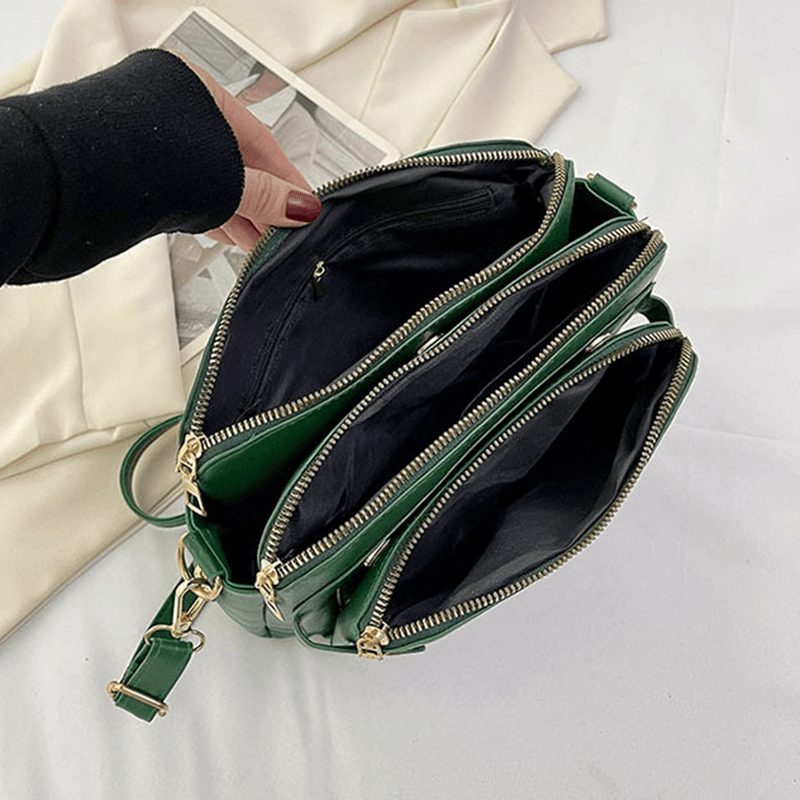 Unisex Leather Handbag - Durable & Spacious