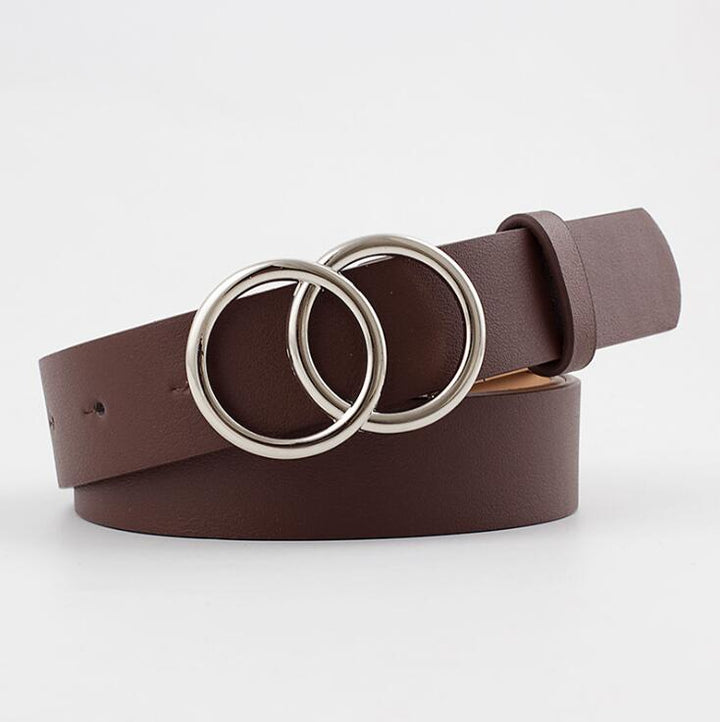 Stylish Belt with O-Ring Buckle for Women | Nica