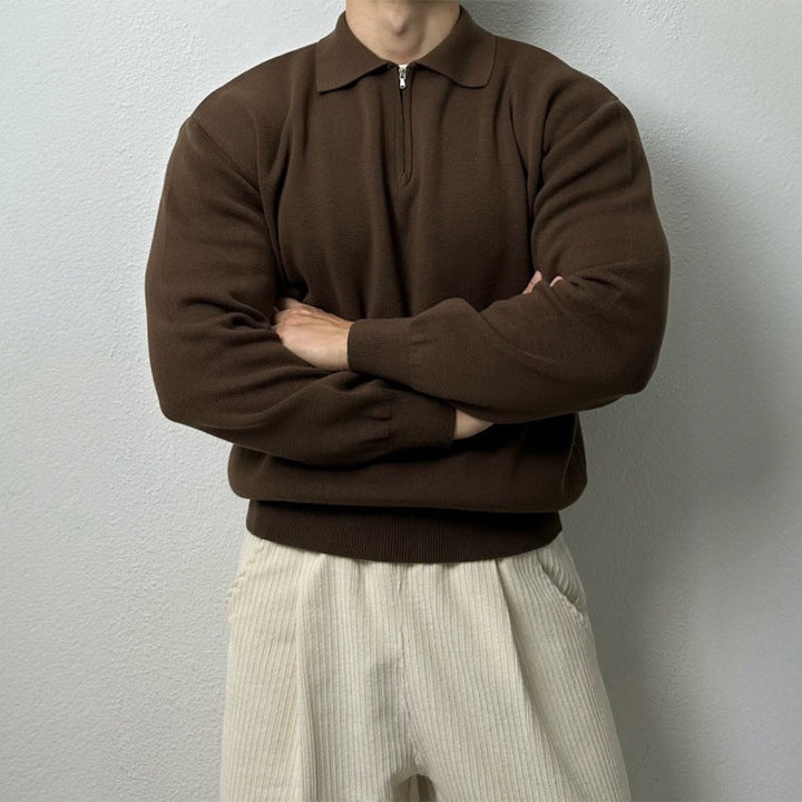 Derek - Zip Collar Sweater