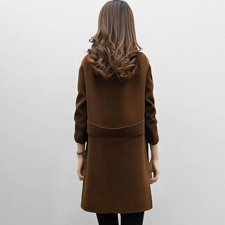 Women's elegant long overcoat