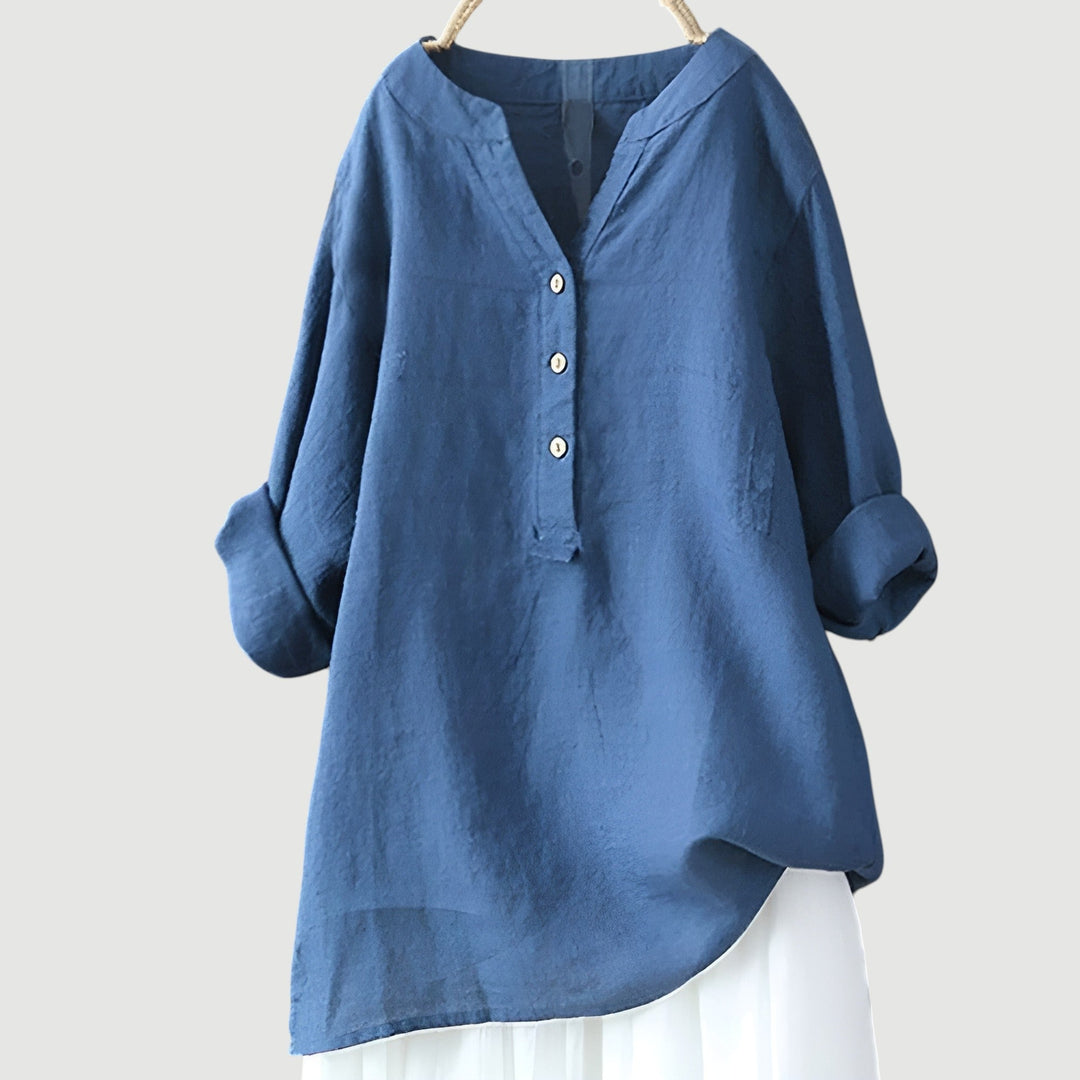 Elizabeth™ – Airy and Comfortable Button-Up Shirt
