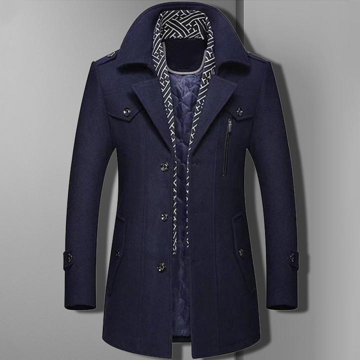 Men's stylish shawl collar coat