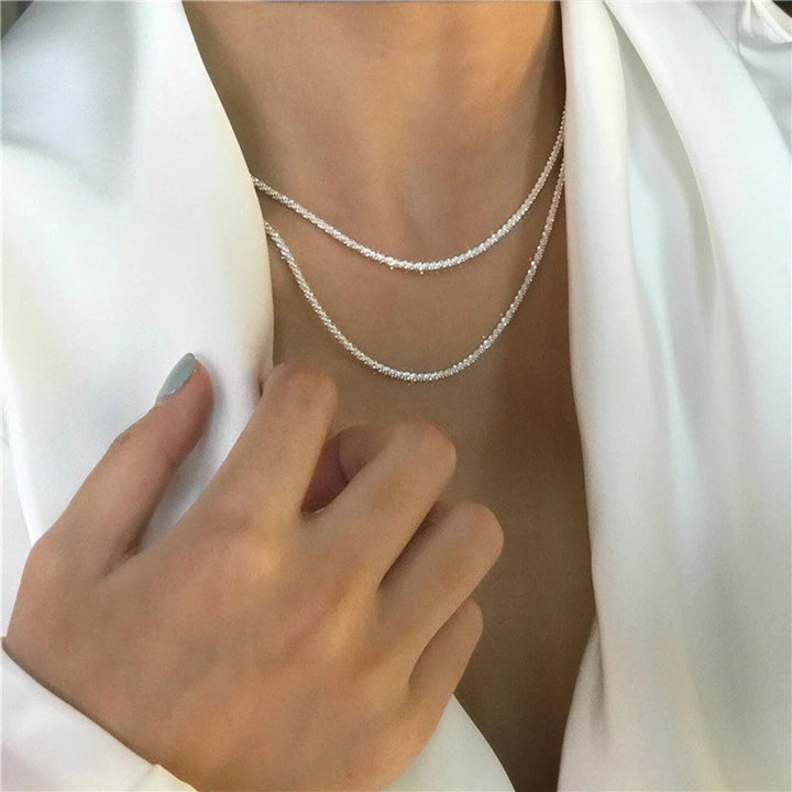 Elegant Silver Necklace For Women