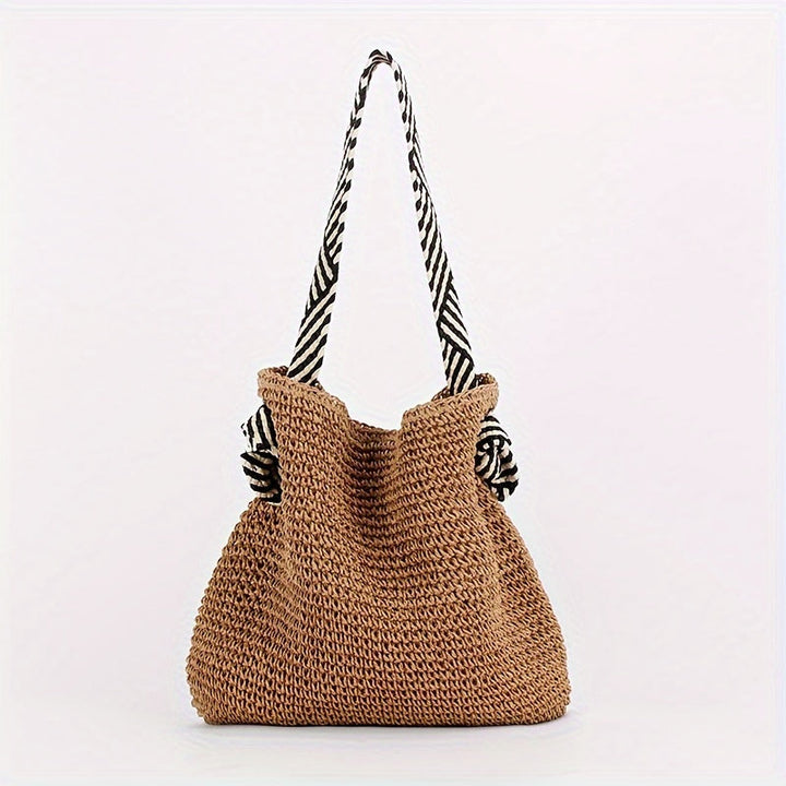 Charlotte™ – Handwoven Boho-Chic Carryall Tote