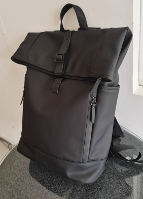 Men's Large Rolltop Travel Backpack - Waterproof & Organised