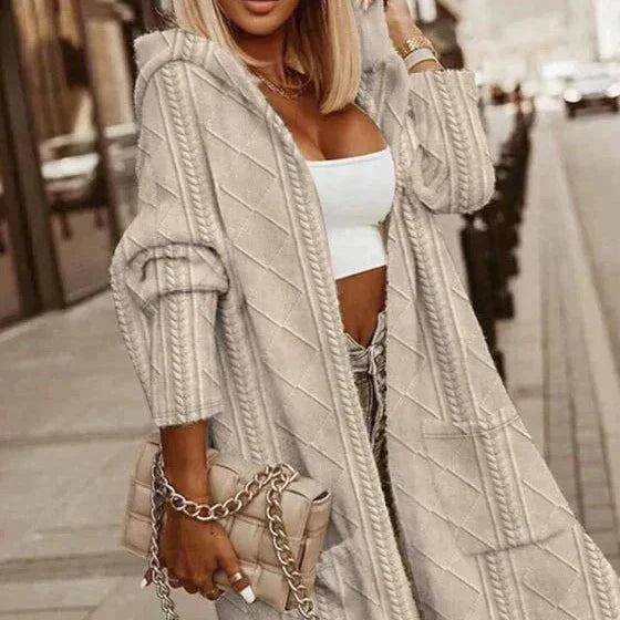 Isabella | Extended Length Hooded Cardigan