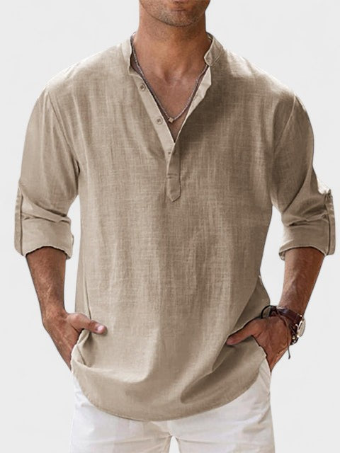 DAVID | Breathable linen shirt