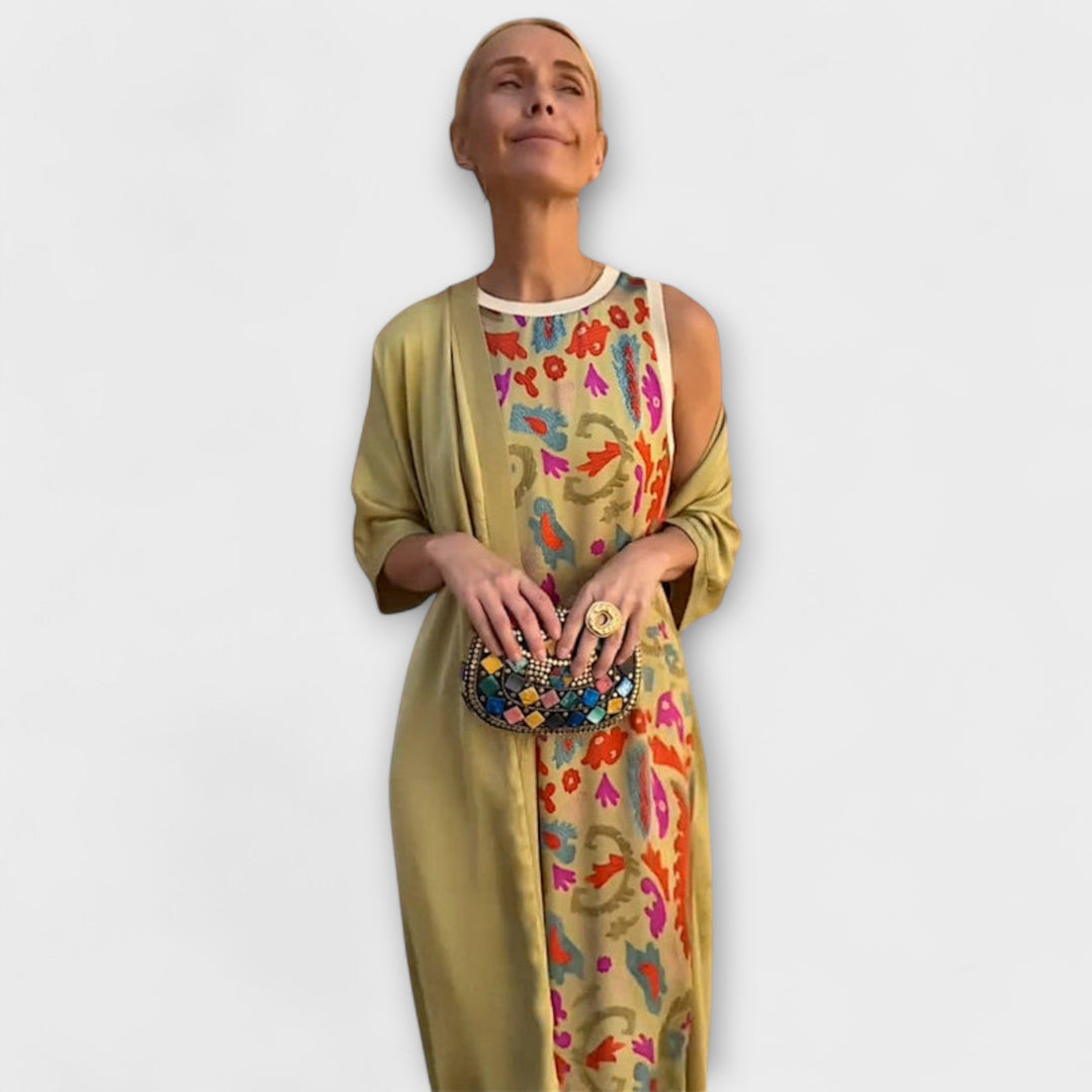 Isabelle – Maxi Dress with Matching Jacket