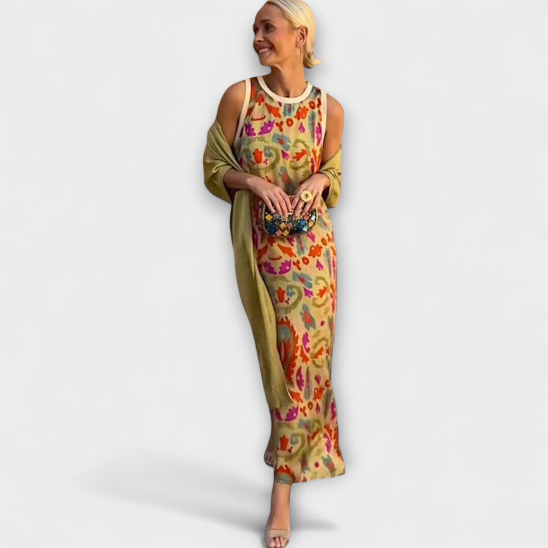Isabelle – Maxi Dress with Matching Jacket