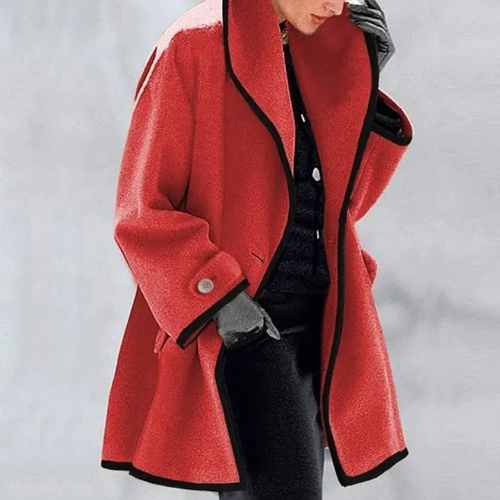 Amelia ™ | Stylish Double-Breasted Wool Coat