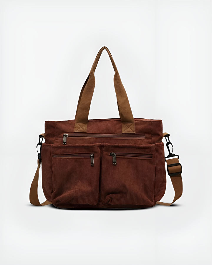 isabella™ Corduroy Utility Tote Bag
