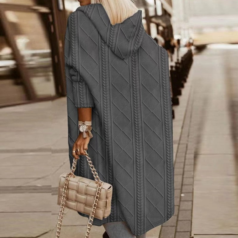 Isabella | Extended Length Hooded Cardigan