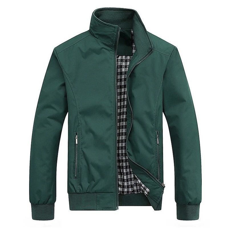 Men's stand collar zip spring jackets